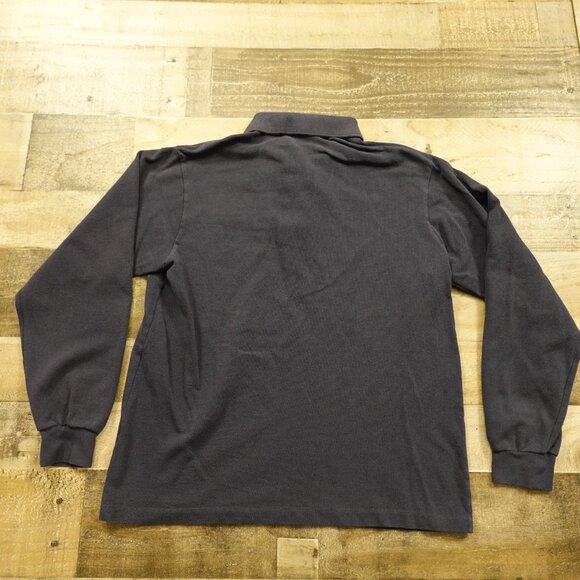 Lacoste Long-Sleeve Polo Shirt Men’s Medium Navy Classic Cotton Croc Logo - Picture 9 of 11